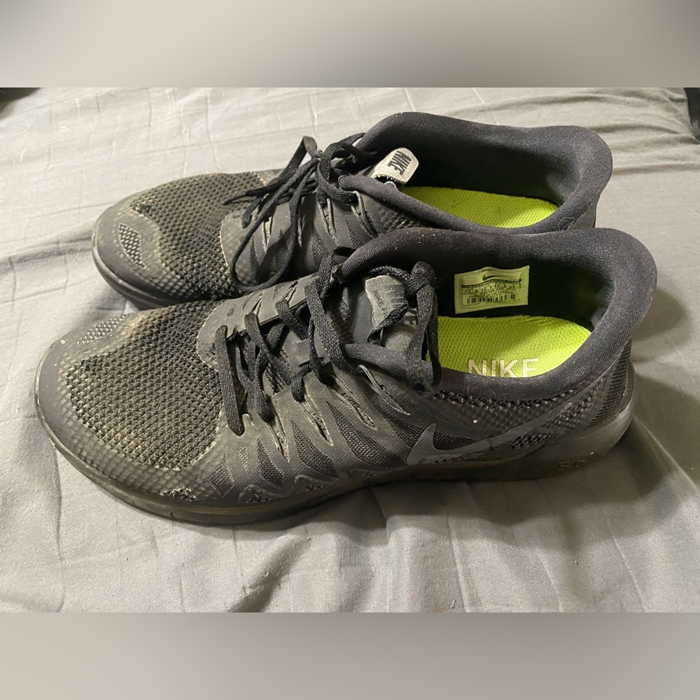 Nike free run 5.0 black men’s 11.5